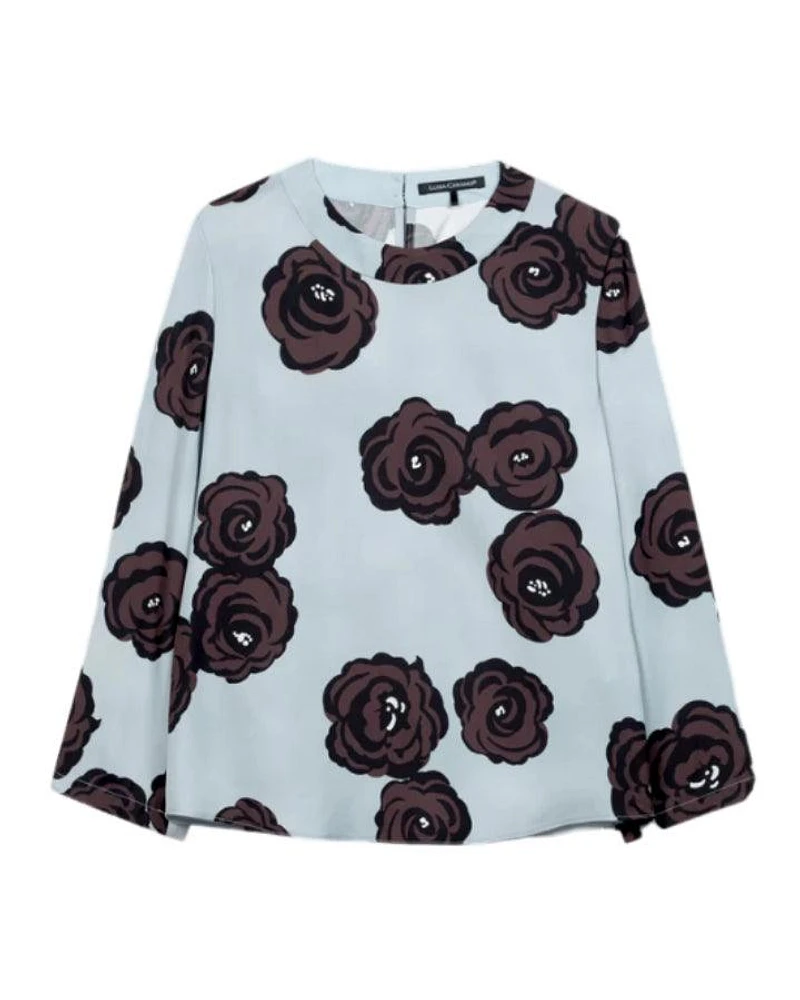 Luisa Cerano Large Flower Blouse