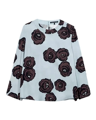 Luisa Cerano Large Flower Blouse