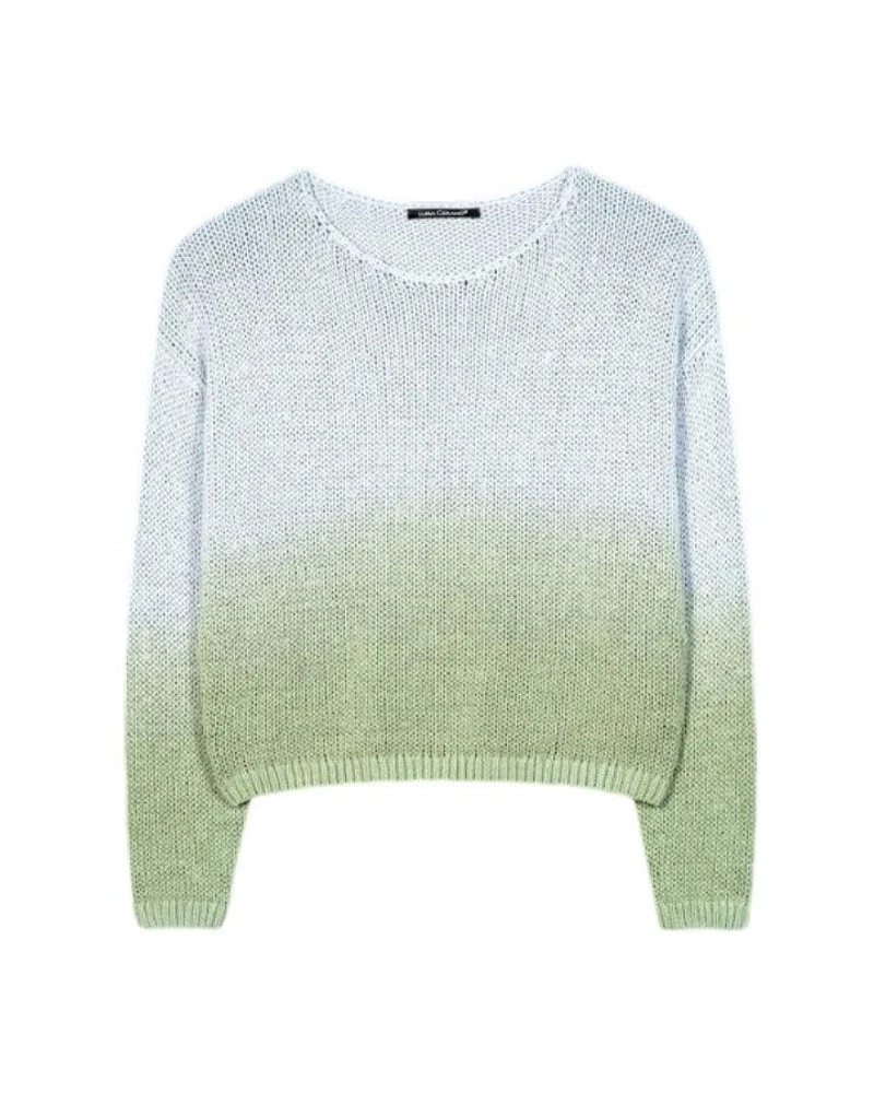Luisa Cerano Linen Blend Ombre Sweater
