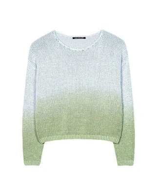 Luisa Cerano Linen Blend Ombre Sweater