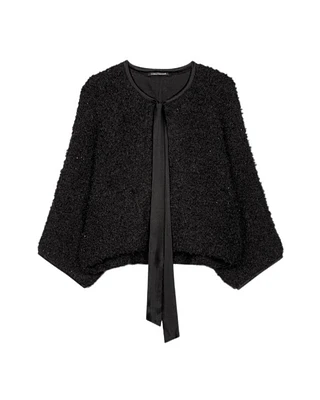 Luisa Cerano Fringe Tweed Cardigan