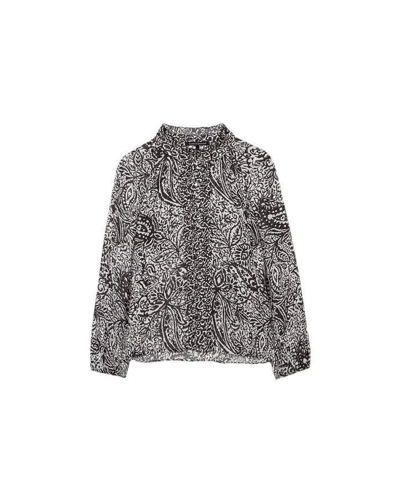 Luisa Cerano Paisley Print Tunic Blouse