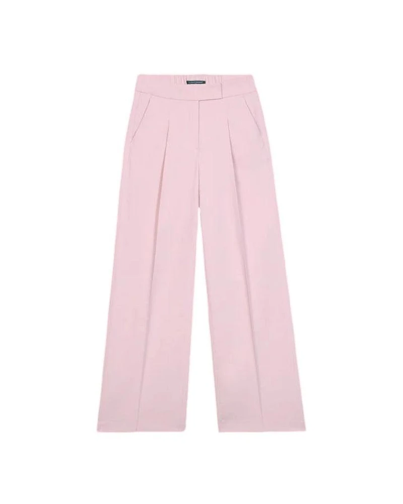 Luisa Cerano Pleated Twill Wide Leg Pant