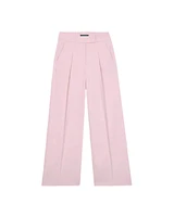 Luisa Cerano Pleated Twill Wide Leg Pant