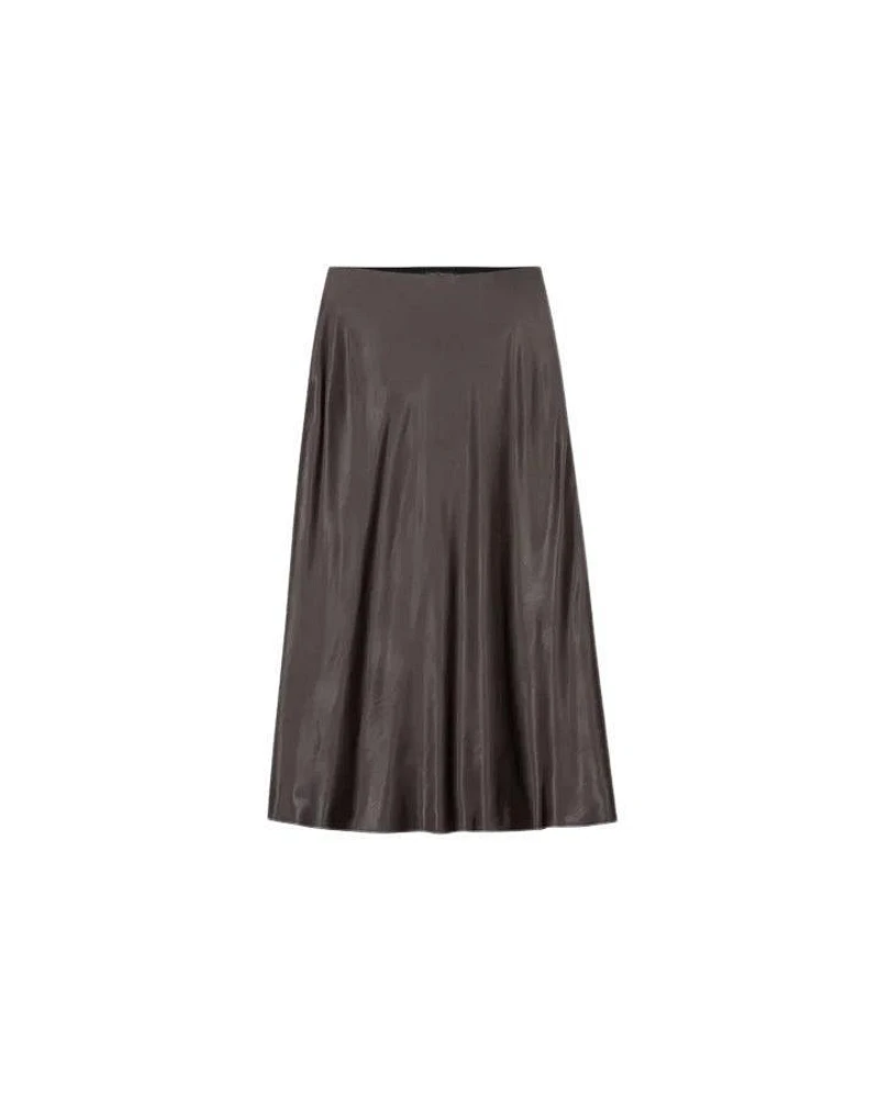 Luisa Cerano Satin Midi Skirt