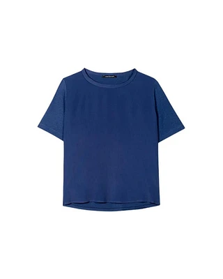 Luisa Cerano Silk Front Tee