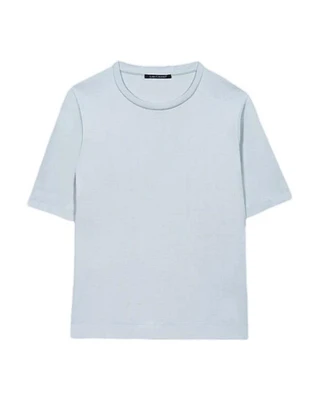 Luisa Cerano Sky Blue Crew Neck Tee