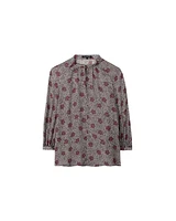 Luisa Cerano Spotted Floral Blouse