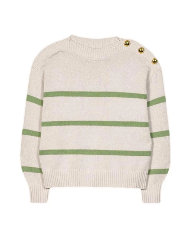 Luisa Cerano Sweater With Stripes