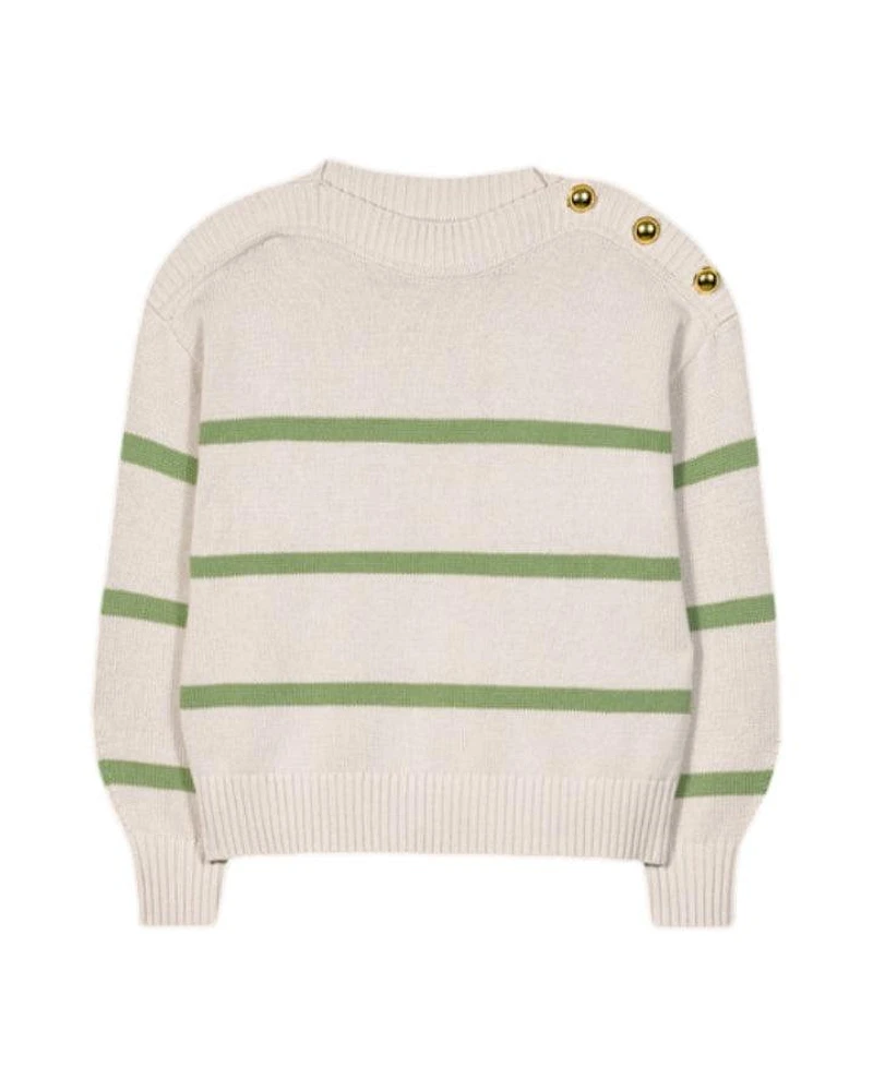 Luisa Cerano Sweater With Stripes