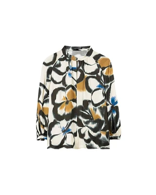 Luisa Cerano Washed Out Floral Blouse