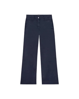 Luisa Cerano Wide Leg Chino Denim Pants