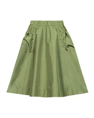 Luisa Cerano Glazed Taffeta Skirt