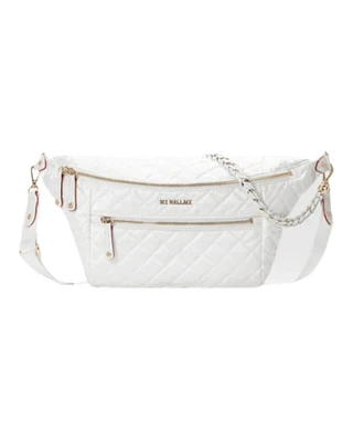 MZ Wallace Crosby Sling Bag Pearl