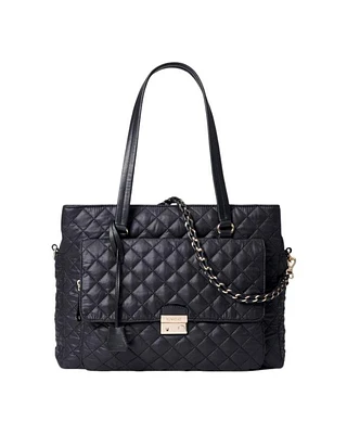 MZ Wallace Black Crosby Lock Tote