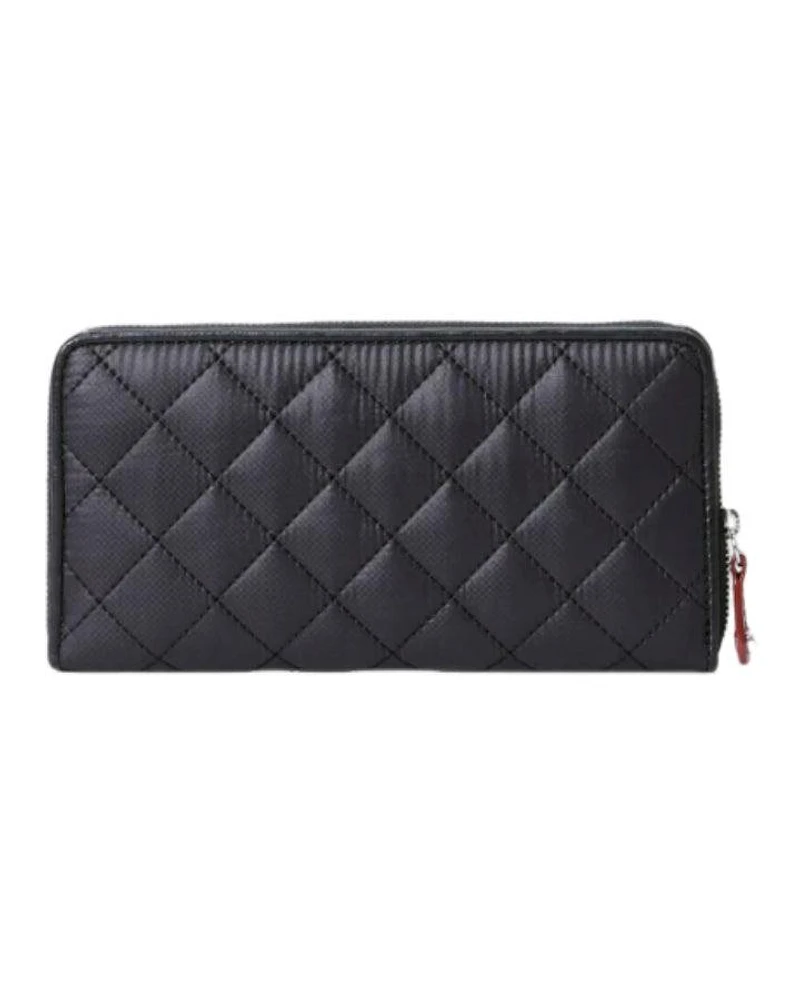 MZ Wallace Black Long Crosby Wallet