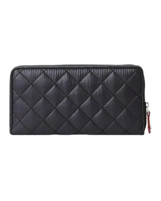 MZ Wallace Black Long Crosby Wallet