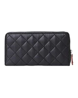 MZ Wallace Black Long Crosby Wallet