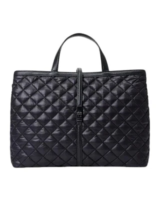 MZ Wallace Black Medium Astor Top Handle Bag