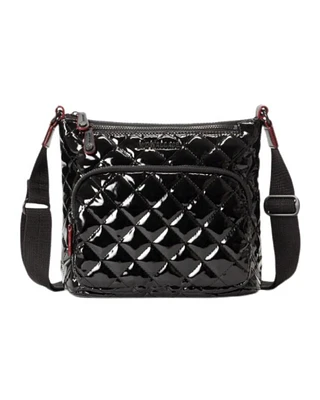 MZ Wallace Black Lacquer Metro Scout Deluxe Bag