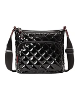 MZ Wallace Black Lacquer Metro Scout Deluxe Bag