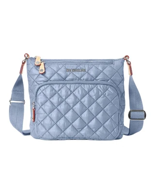 MZ Wallace Stone Blue Metro Scout Deluxe Bag