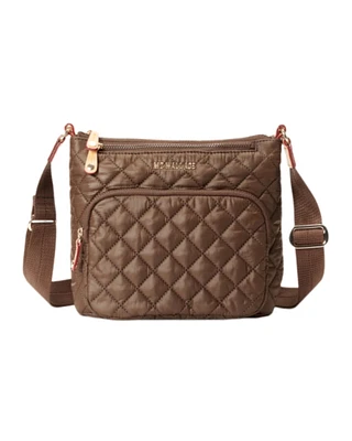 MZ Wallace Walnut Metro Scout Deluxe Crossbody Bag
