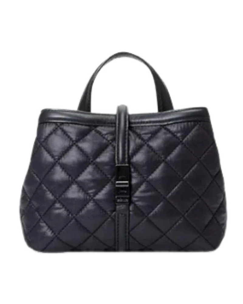 MZ Wallace Black Mini Astor Top Handle Bag