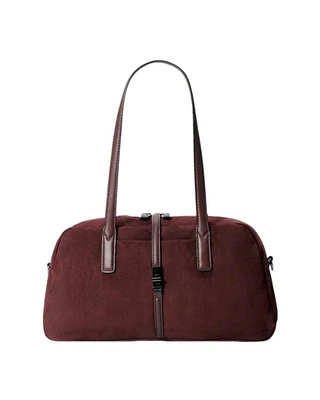 MZ Wallace Wine Nubuck Astro Satchel Bag