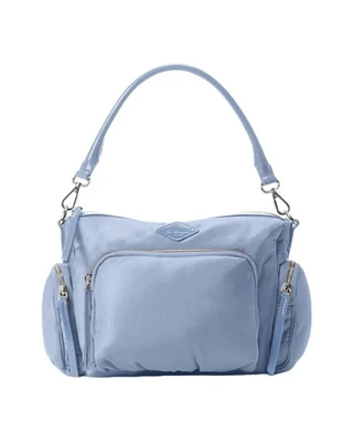 MZ Wallace Stone Blue Small Chelsea Crossbody Bag