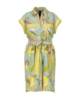 Marc Cain Print Cap Sleeve Shirt Dress