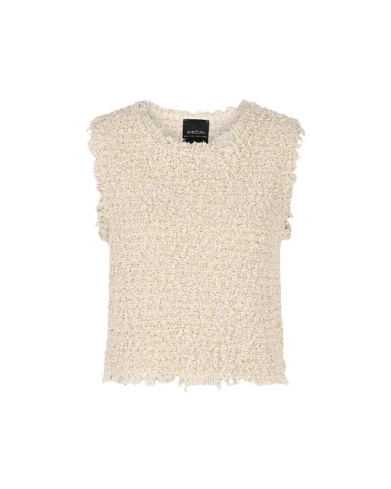 Marc Cain Textured Boucle Fringe Top