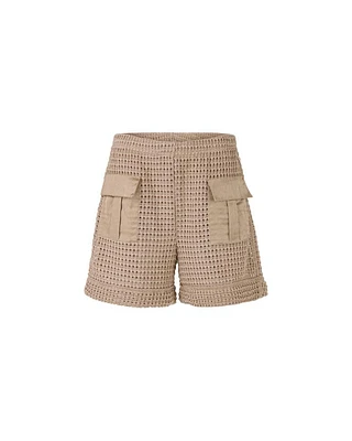 Marc Cain Washington Crochet Cargo Shorts