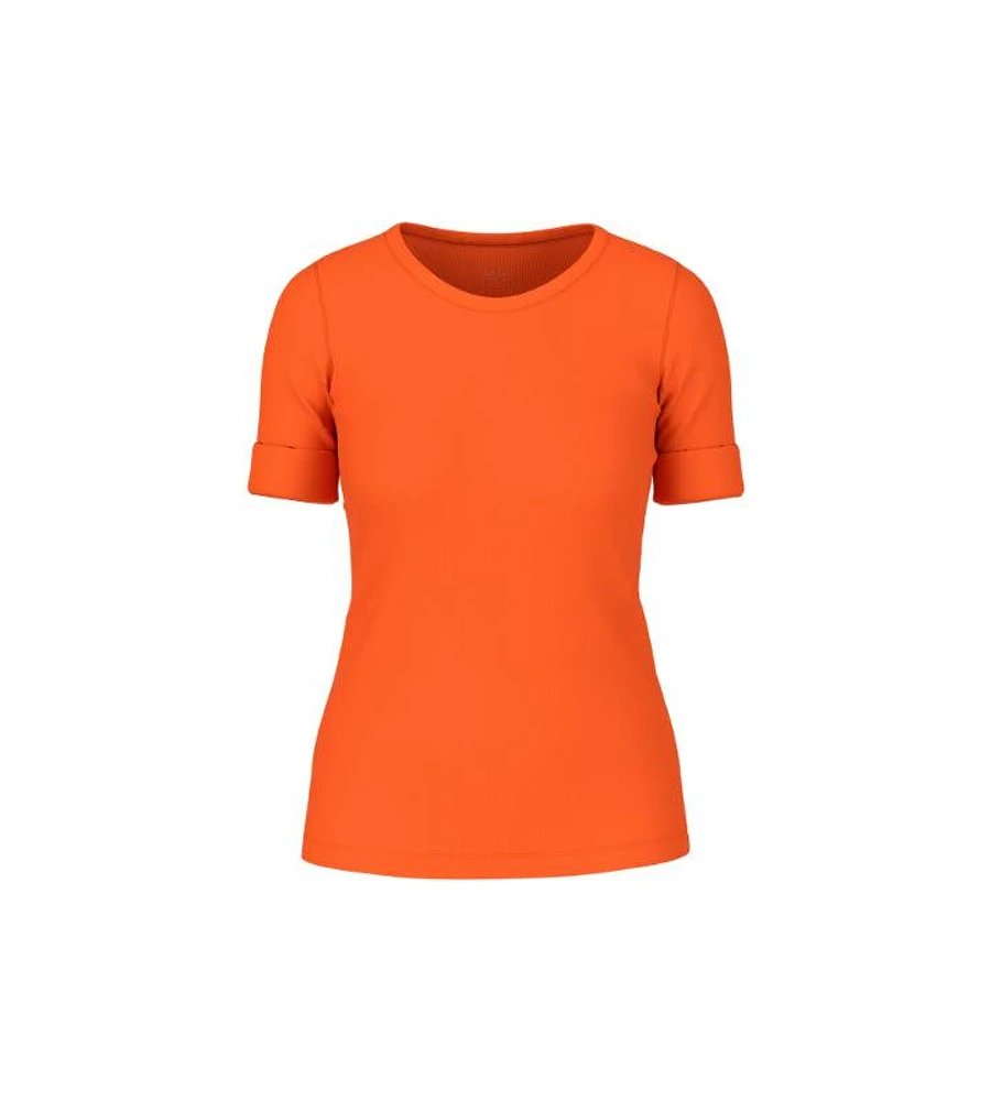 Marc Cain Deep Hokkaido Rib Cotton Tee