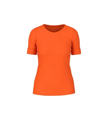 Marc Cain Deep Hokkaido Rib Cotton Tee