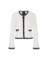 Marc Cain Airy Lace Pattern Knit Cardigan