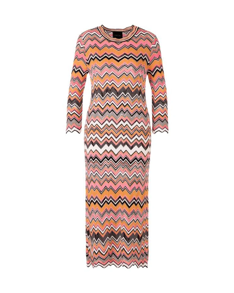 Marc Cain Chevron Design Maxi Dress