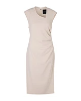 Marc Cain Sleeveless Side Ruched Dress