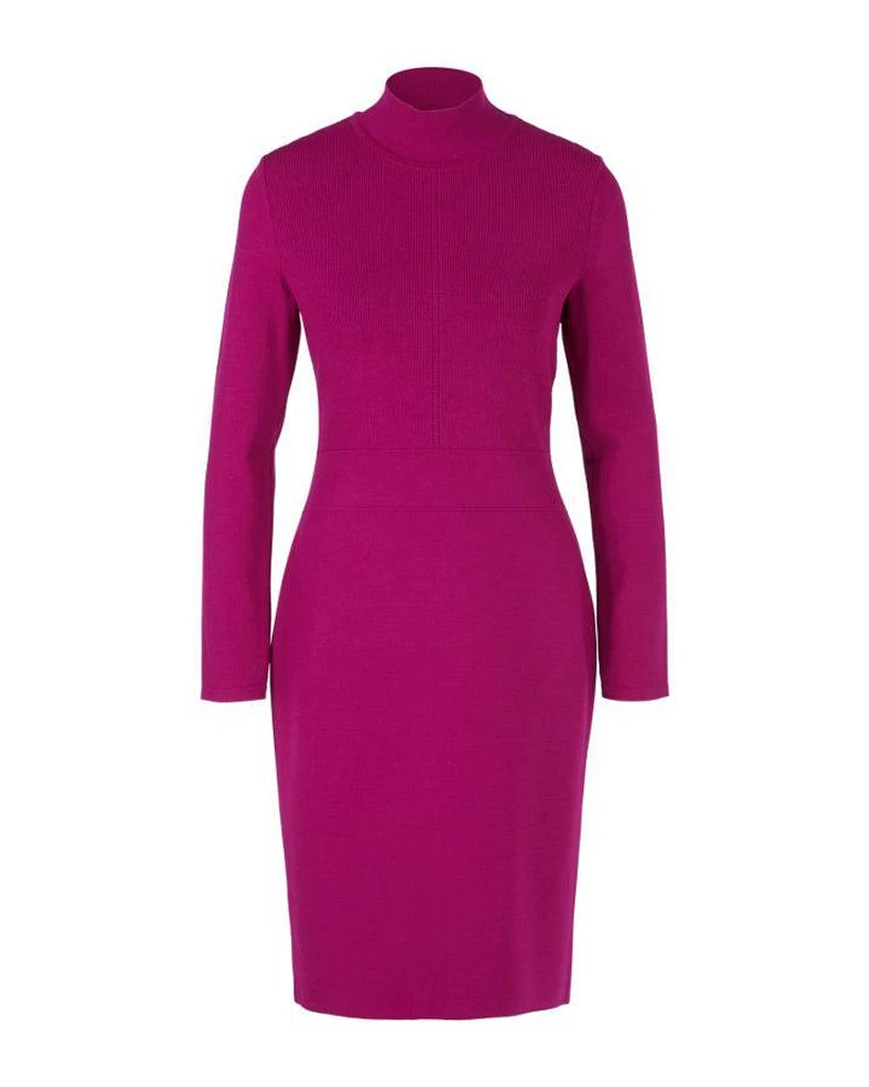 Marc Cain Funnel Neck Knit Dress