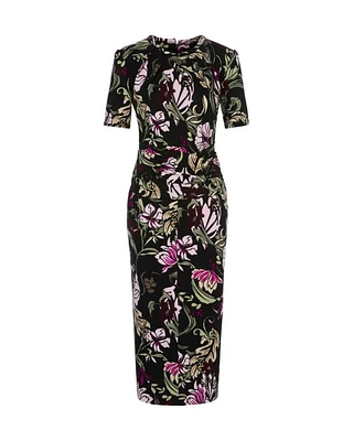 Marc Cain Floral Print Scuba Dress