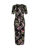 Marc Cain Floral Print Scuba Dress