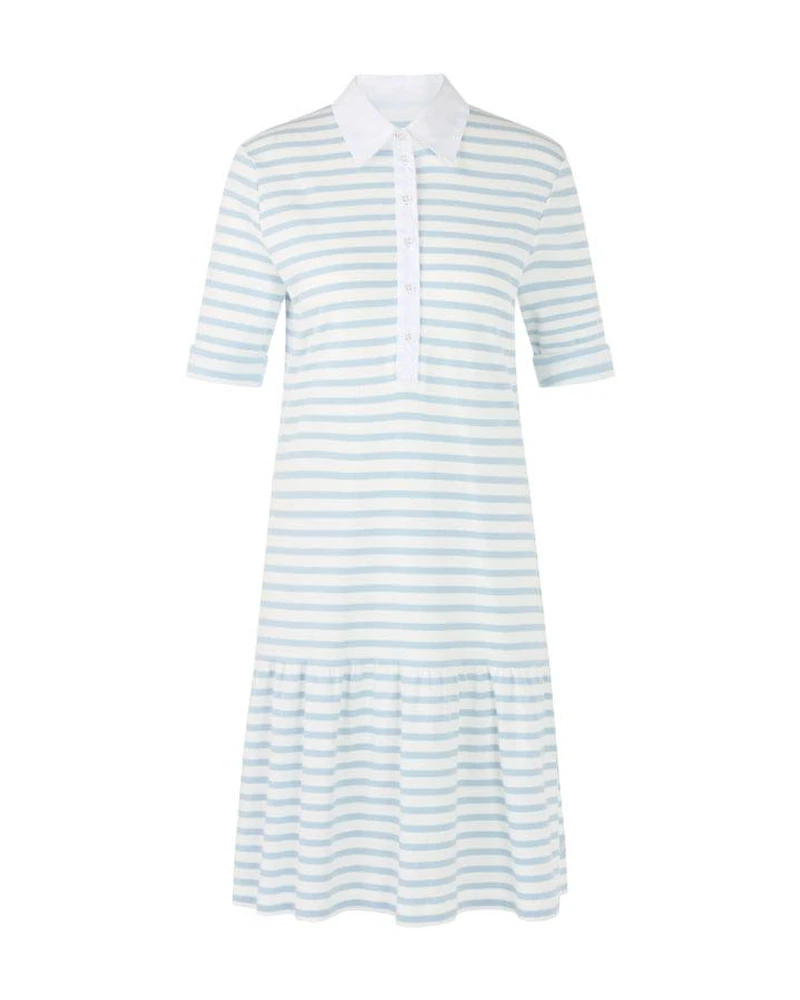 Marc Cain Stripe Polo Dress