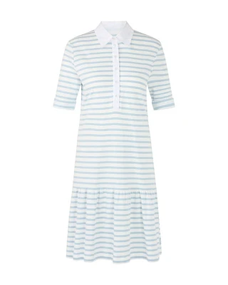 Marc Cain Stripe Polo Dress