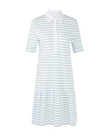 Marc Cain Stripe Polo Dress