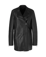 Marc Cain Leather Hip Length Jacket