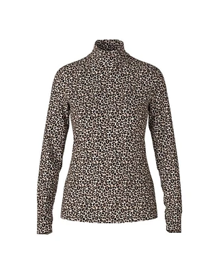 Marc Cain Leo Print Turtleneck