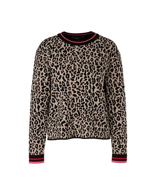 Marc Cain Leopard Print Mix Pullover