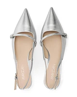 Marc Cain Silver Slingback Pumps