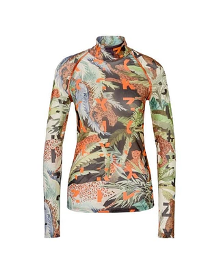 Marc Cain Mesh Print Top