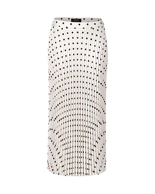 Marc Cain Polka Dot Pleated Skirt